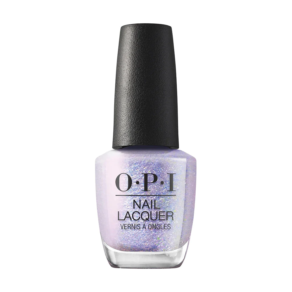 OPI Suga Cookie Nail Lacquer Polish, OPI Your Way Collection, Spring 2024, Purple Glitter, Salon-Quality, 0.5 fl oz