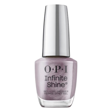 OPI Surrealicious, Infinite Shine Nail Lacquer, Metallic Mega Mix Collection Fall 2024, Muted Mauve with Metallic Silver Shimmer