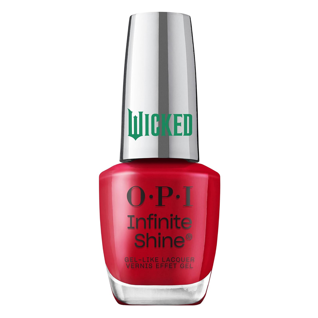 OPI Thrillifying, Infinite Shine Nail Lacquer, Wicked Collection Holiday 2024, Bright Red Long-Lasting Polish