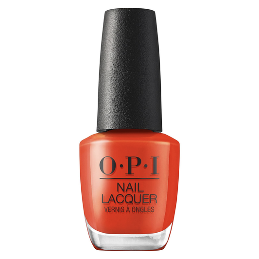 OPI Totally Red-ical, What's Your Mani-tude? Collection Fall 2025, Nail Lacquer, Opaque Bright Warm Red Orange