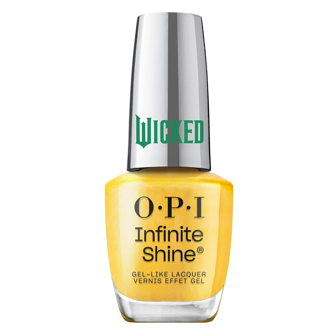 OPI Yellow Brick Road, Infinite Shine Nail Lacquer, Wicked Collection Holiday 2024, Yellow Pearl Long-Lasting Polish