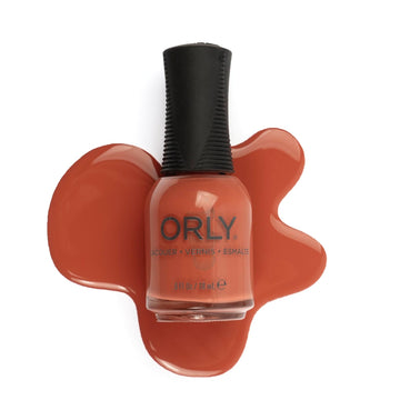 ORLY In The Conservatory Nail Lacquer Plot Twist Collection Fall 2023 Brick Red Color Shade