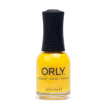 ORLY Sunny Side Up Nail Lacquer, Cloudscape Collection Summer 2024, Yellow with red shimmer