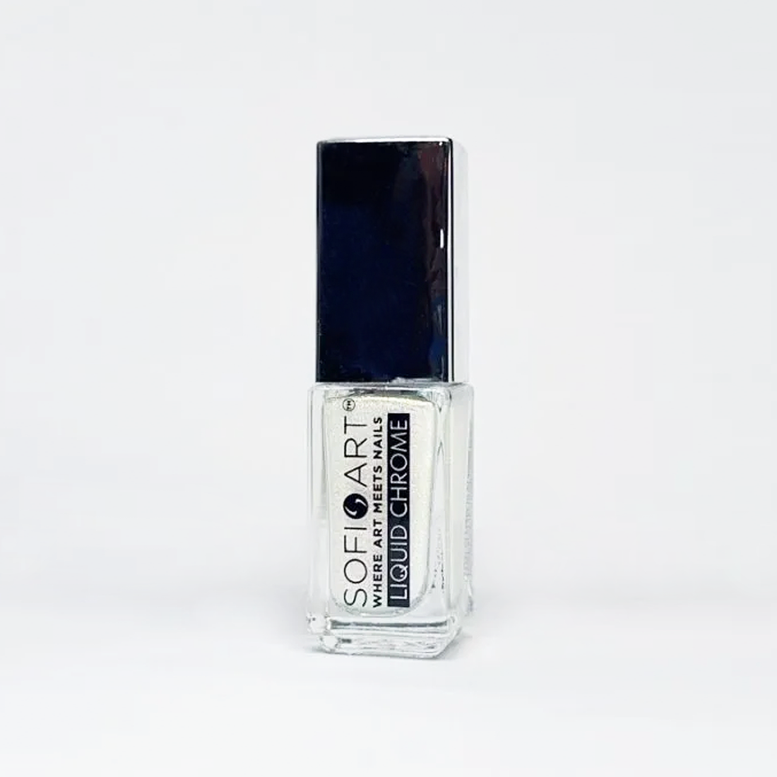 Sofi-Art Nail Liquid Chrome High Brilliance Stunning Powder Finish Manicure