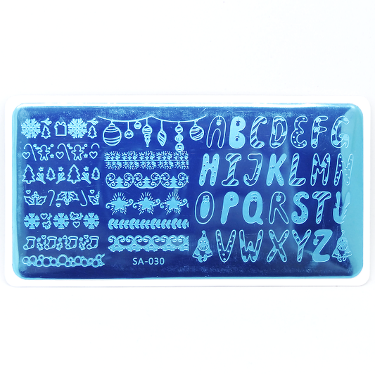 Sofi-Art Nail Art Image Stamping Plate - SA-030
