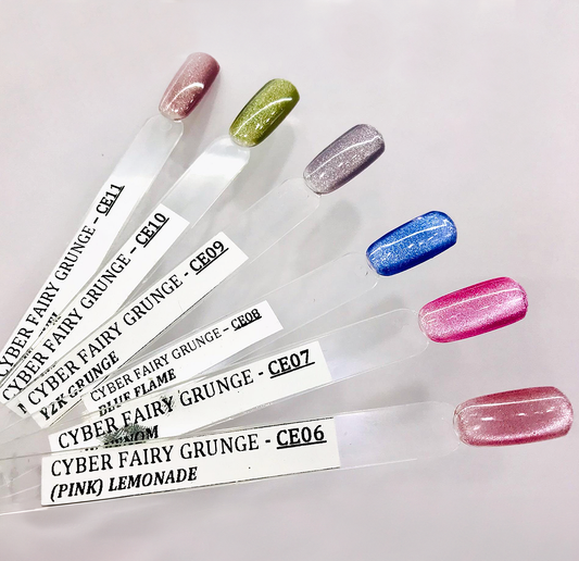 Sofiglaze Cyber Fairy Grunge Cat Eye Series 2023 Soak-Off Gel Nail Polish Blue Flame