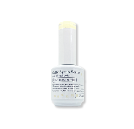 Sofiglaze Soak-Off Gel Nail Polish Banana Milk #SG157 High Quality Long Lasting Trending Pastel Colors