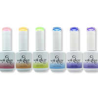 Sofiglaze Soak-Off Gel Nail Polish SG161-SG168 High Quality Long Lasting Trending Transparent Glass Fizzy Gelly Colors