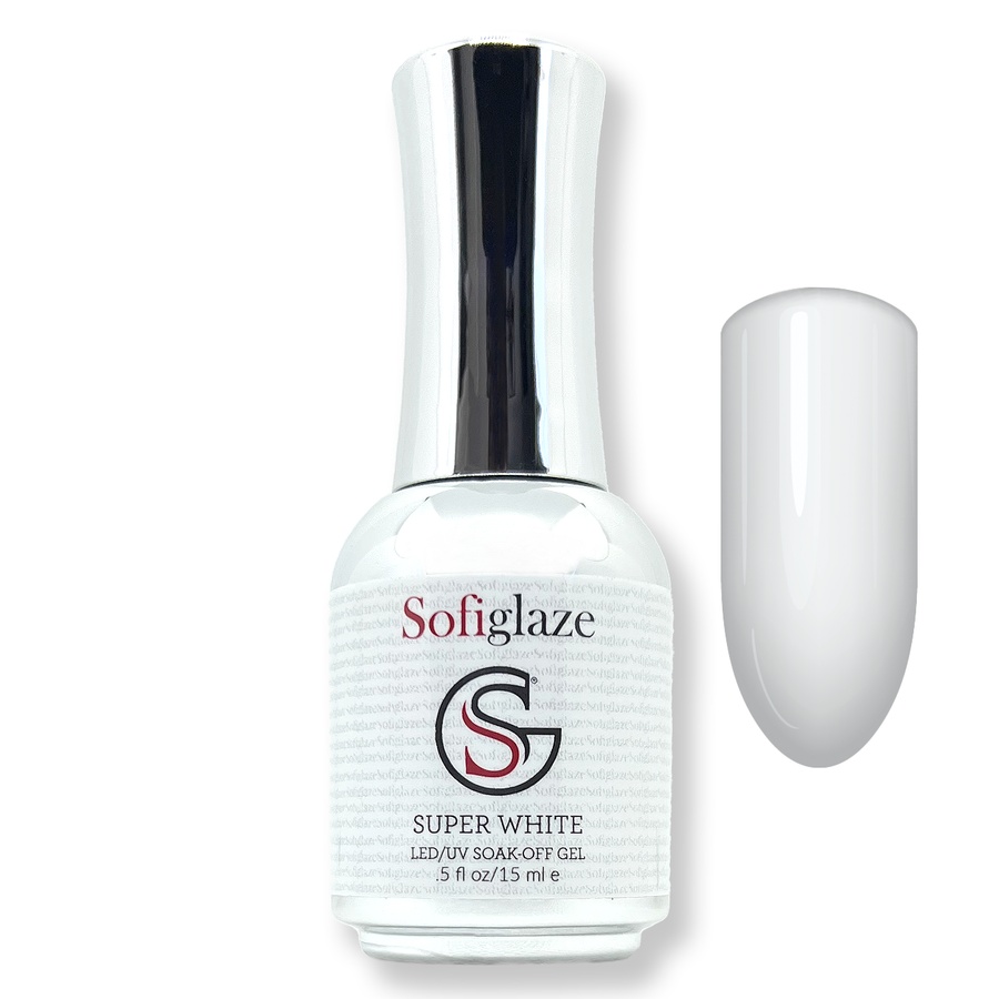 Sofiglaze Soak-Off Gel Nail Polish Super White High Quality Long Lasting Trending Colors