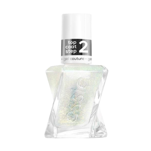 essie Gel Couture Salon-Quality Nail Polish, Golden Era Top Coat Effect, 0.46 fl oz