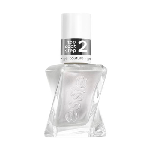 essie Gel Couture Salon-Quality Nail Polish, Silk Illusion Top Coat Effect, 0.46 fl oz