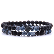 Handmade - Natural Stone - Black Onyx Beaded Bracelets 6 mm - Each stone is hand selected to ensure a high quality piece of jewelry. Black Onyx crystals can be used used for grounding, protection and self control which shield us against negative energy.
