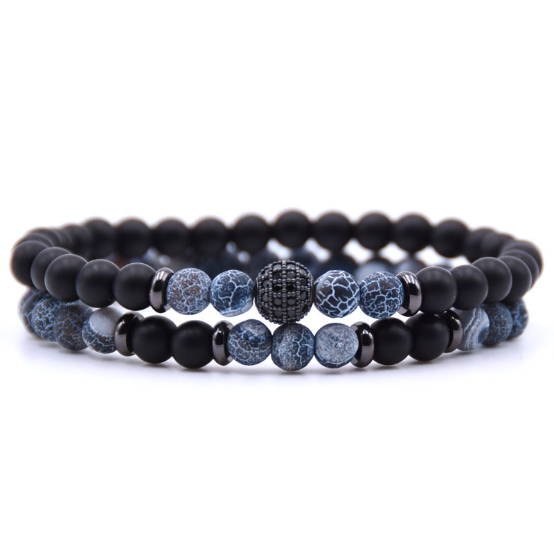 Handmade - Natural Stone - Black Onyx Beaded Bracelets 6 mm - Each stone is hand selected to ensure a high quality piece of jewelry. Black Onyx crystals can be used used for grounding, protection and self control which shield us against negative energy.
