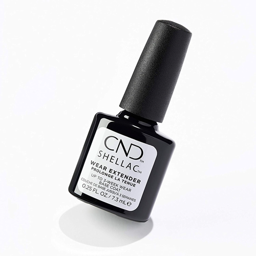 Up to 3 weeks of beautiful nails! New brush design for full even coverage. Conceals nail imperfections - CND Shellac Gel Nail Polish Wear Extender Base Coat - 7.3 ml 0.25 oz