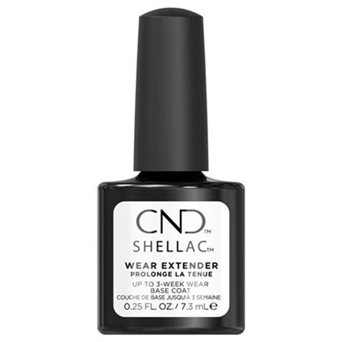 Up to 3 weeks of beautiful nails! New brush design for full even coverage. Conceals nail imperfections - CND Shellac Gel Nail Polish Wear Extender Base Coat - 7.3 ml 0.25 oz