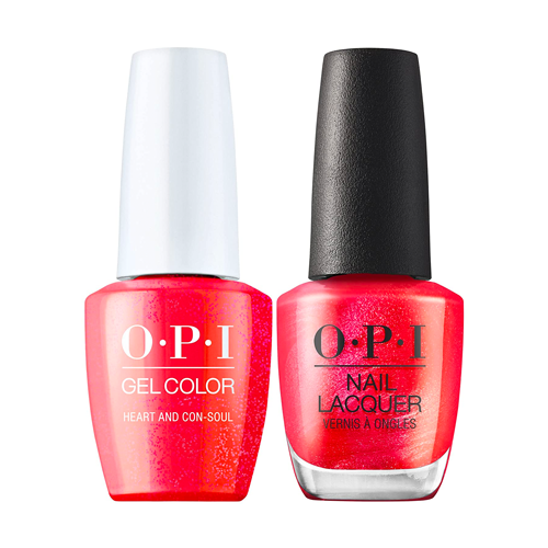 OPI Xbox Collection Spring 2022 GelColor Soak-Off Gel Polish + Matching Nail Lacquer - Heart and Con-soul #GCD55