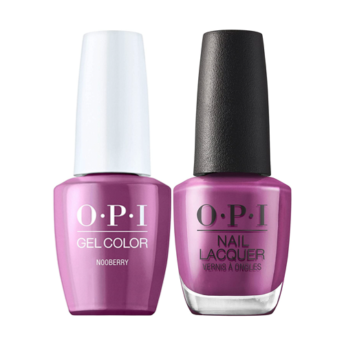 OPI Xbox Collection Spring 2022 GelColor Soak-Off Gel Polish + Matching Nail Lacquer - N00Berry #GCD61