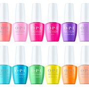 OPI GelColor Soak-Off Gel Nail Polish Lacquer Power of Hue Collection Summer 2022 Sun-rise Up #GCB001, Sugar Crush It #GCB002, Exercise Your Brights #GCB003, Pink Big #GCB004, Go To Grape Lengths #GCB005, Don't Wait. Create. #GCB006, Sky True To Yourself #GCB007, Feel Bluetiful #GCB008, Make Rainbows #GCB009, Bee Unapologetic #GCB010, Mango For It #GCB011 and The Future is You #GCB012 Beyond Polish