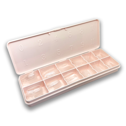 Gellicure Soak Off Gel System Extension Pre-etched Nail Tips Coffin Long extreme durability lightweight precision polish lacquer acrylic false professional