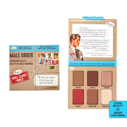 theBalm Cosmetics Male Order First Class Male Buildable - Long Lasting - Talc Free bold and creamy nude-ish eyeshadows palette eyes