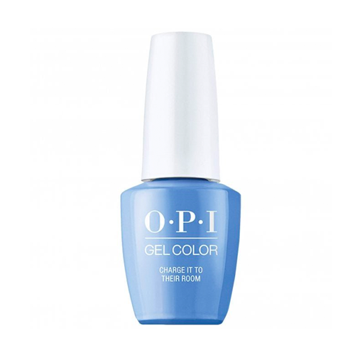 OPI GelColor Charge It To Their Room Denim Blue Gel Nail Polish Summer Make The Rules Collection 2023