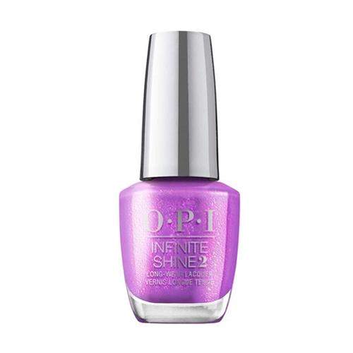 A shimmery violet shade that evokes feelings of warmth, love, and devotion. OPI Me, Myself and OPI Collection Spring 2023 Infinite Shine Long-Wear Nail Lacquer - I Sold My Crypto #ISLS012
