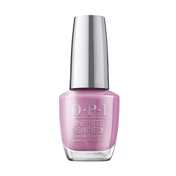 A purple mauve crème shade is unique and artistic, reflecting the strong self-confidence of the person who wears it. OPI Me, Myself and OPI Collection Spring 2023 Infinite Shine Long-Wear Nail Lacquer - Incognito Mode #ISLS011
