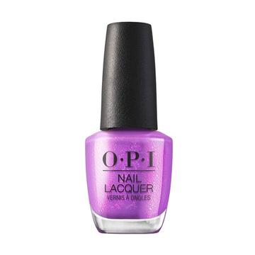 A shimmery violet shade that evokes feelings of warmth, love, and devotion. OPI Me, Myself and OPI Collection Spring 2023 Nail Lacquer - I Sold My Crypto #NLS012