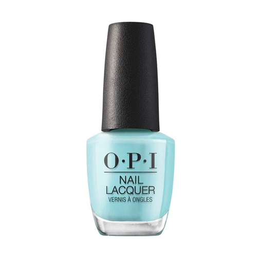 A fun light blue with a slight turquoise undertone. OPI Me, Myself and OPI Collection Spring 2023 Nail Lacquer - NFTease Me #NLS006