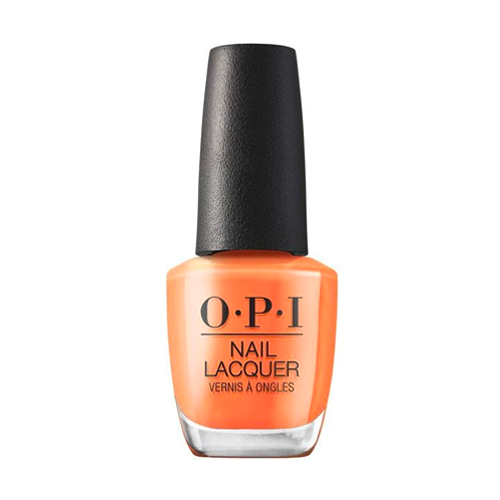 A tangerine orange cream shade. OPI Me, Myself and OPI Collection Spring 2023 Nail Lacquer - Silicon Valley Girl #NLS004