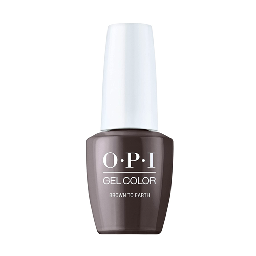 Ground yourself in this dark brown crème gel nail polish. OPI Fall Wonders Collection Fall 2022 GelColor Soak-Off Gel Nail Polish - Brown To Earth #GCF004 - 15 mL 0.5 oz