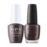 Ground yourself in this dark brown crème gel nail polish. OPI Fall Wonders Collection Fall 2022 GelColor Soak-Off Gel Nail Polish + Nail Lacquer - Brown To Earth #GCF004 - 15 mL 0.5 oz