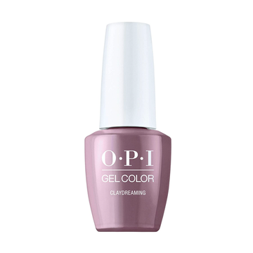 A neutral brown-purple créme gel nail polish that will make you sedimental. OPI Fall Wonders Collection Fall 2022 GelColor Soak-Off Gel Nail Polish - Claydreaming #GCF002 - 15 mL 0.5 oz