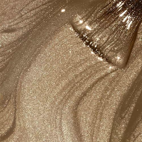 A shimmery metallic gold nail polish that's set in stone. OPI Fall Wonders Collection Fall 2022 Nail Lacquer - I Mica Be Dreaming #NLF010 - 15 mL 0.5 oz