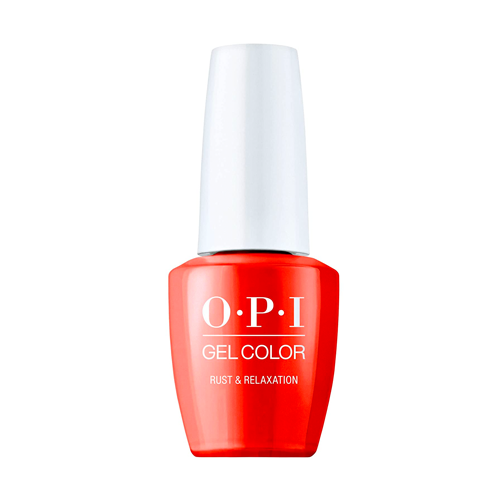 Take (re)charge with this warm rust créme gel nail polish. OPI Fall Wonders Collection Fall 2022 GelColor Soak-Off Gel Nail Polish - Rust & Relaxation #GCF006 - 15 mL 0.5 oz