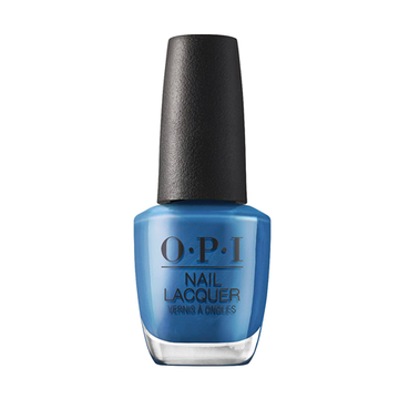 An earth toned blue nail polish you'll feel in your mind, body, and soul.. OPI Fall Wonders Collection Fall 2022 Nail Lacquer - Suzi Takes A Sound Bath #NLF008 - 15 mL 0.5 oz