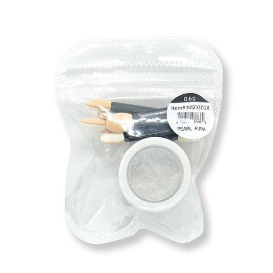 Sofi-Chrome High Brilliance Nail Powder - Pearl Aura #NSD301X - Elevate your classic mani with this simple yet stunning powder finish. Endless color opportunities! These shades will transform your mediocre mani to gorgeous insta worthy nails. Finely milled powder perfection.