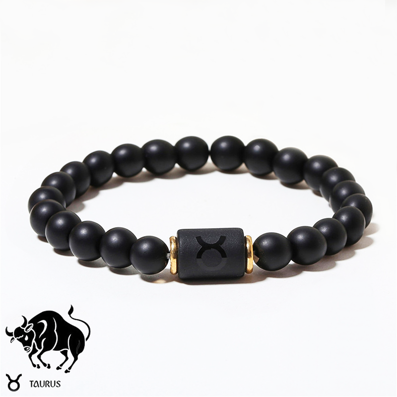 Amare, Zodiac Astrological Sign Natural Stone Beaded Bracelet, BraceletAmare Beauty