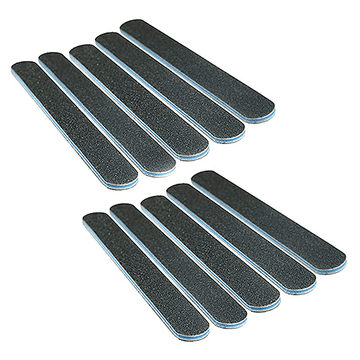 Black Blue Nail Files 180/180 Grit 6" Double Sided High Quality Durable Manicure Pedicure Tools