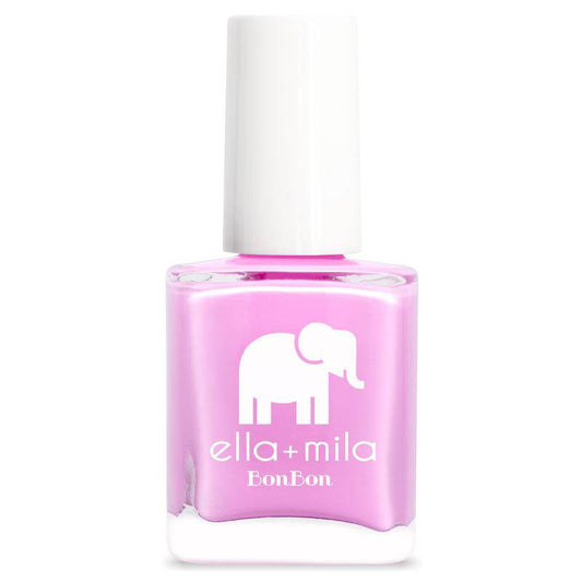 Dark pastel purple-pink. Vegan. Animal Cruelty-Free. Quick Dry. Chip Resistant. ella+mila BonBon Collection Nail Polish - Macaruin My Diet