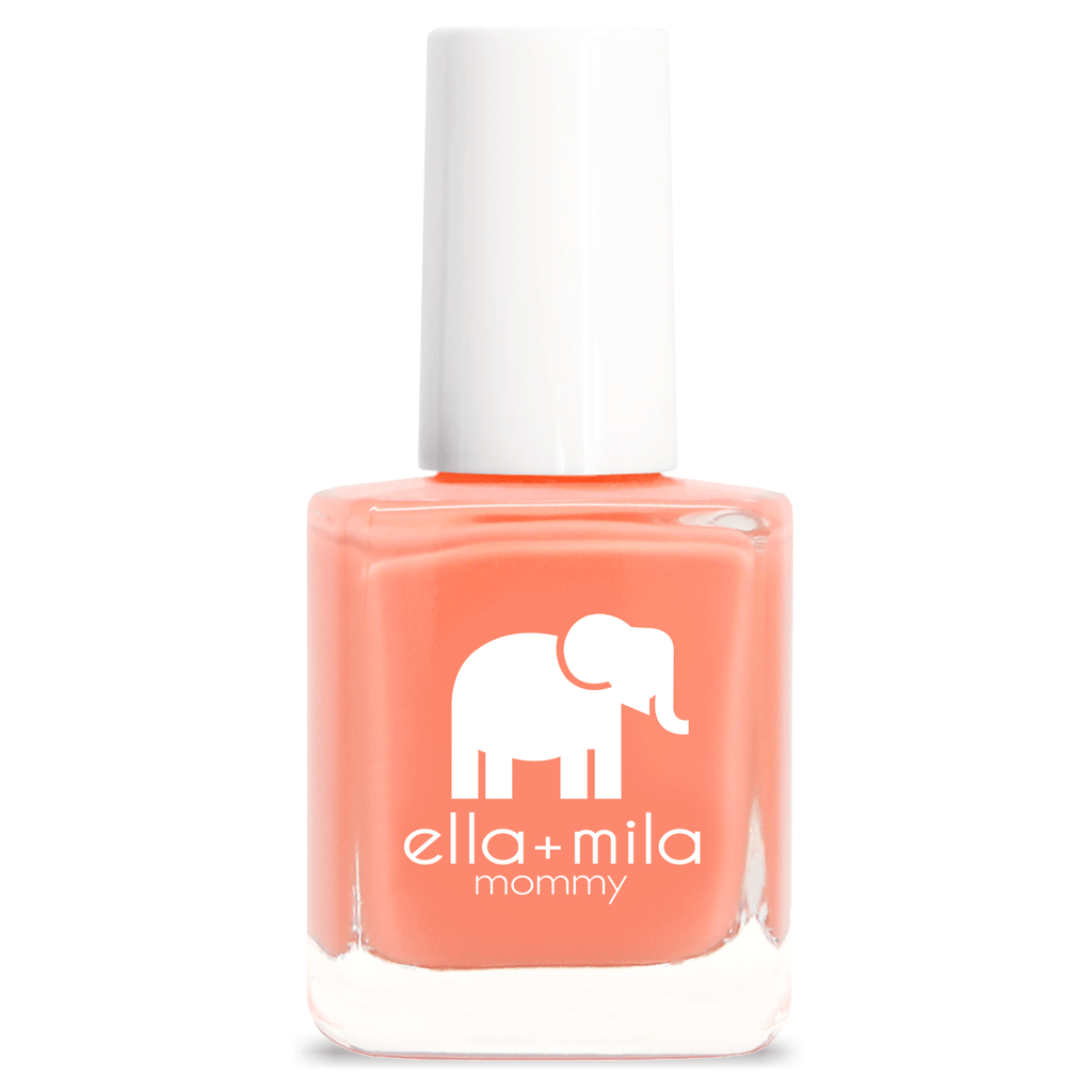 Coral orangesicle. Vegan. Animal Cruelty-Free. Quick Dry. Chip Resistant. ella+mila Dream Collection Nail Polish - Sunkissed