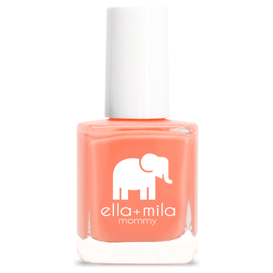 Coral orangesicle. Vegan. Animal Cruelty-Free. Quick Dry. Chip Resistant. ella+mila Dream Collection Nail Polish - Sunkissed