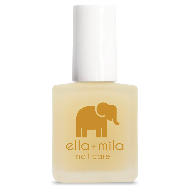ella+mila nail care all about the base coat Making your nail polish last is simple. The key is clean, prepped nails and proper application. Adding a thin coat of base coat allows for a smoother application and the adhesive your manicure needs in order to last longer. Improves nail lacquer wear. Smoothes surface imperfections. Vegan. Animal Cruelty-Free.