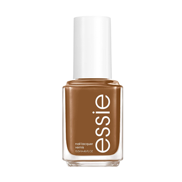 a warm mushroom-brown nail polish with gray undertones (cream) - Essie Off The Grid #1758 - Off The Grid Collection Fall 2022 - 13.5 mL 0.46 oz