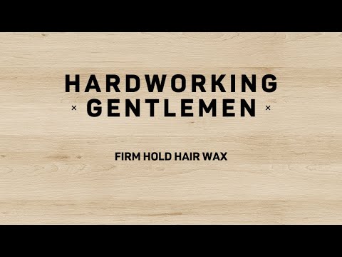 Hardworking Gentlemen Premium, Natural, Organic - All natural, matte finish, firm hold hair wax is great for any styles that demand more hold. Smooth texture spreads evenly, doesn't pull your hair and washes out with ease. Made with Vitamins, Antioxidants and Key Ingredients to make your hair and scalp healthier.