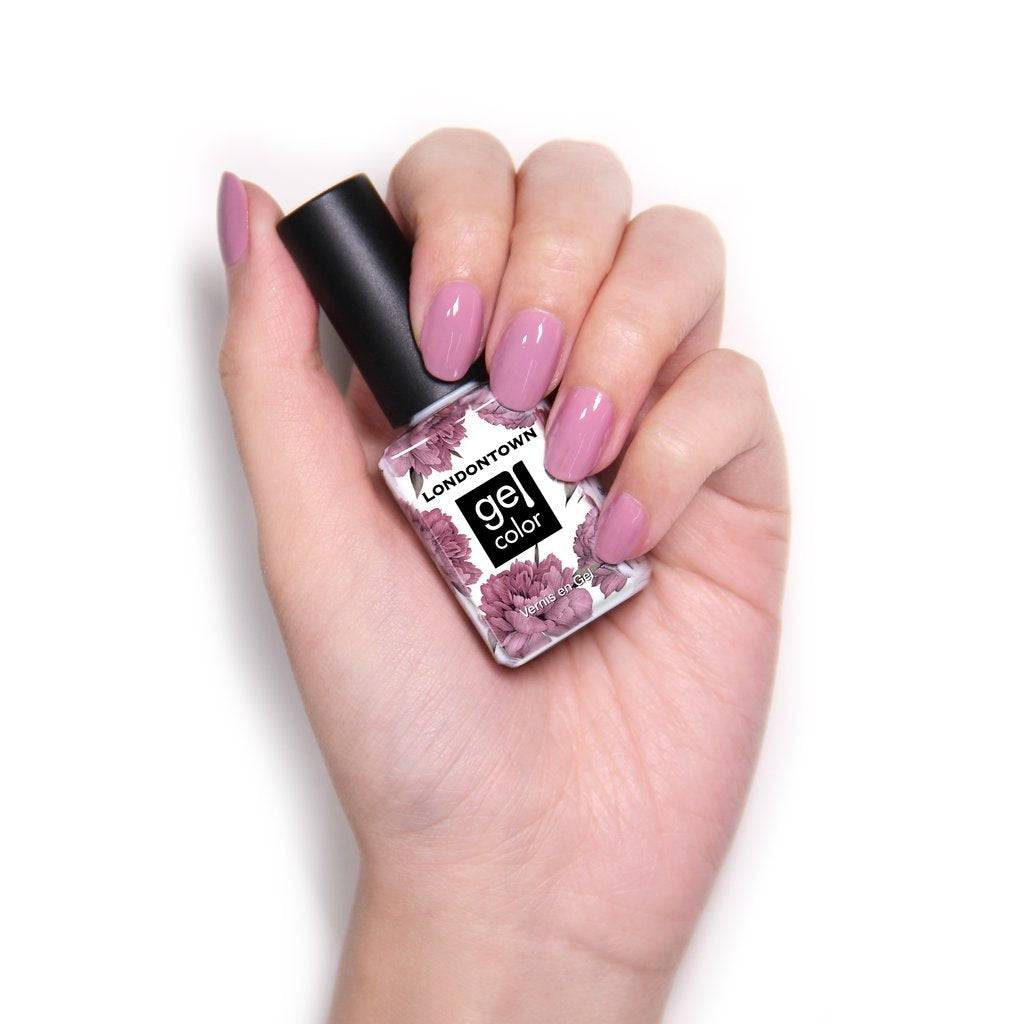 Londontown Gel Color Nail Lakur Polish Plush Mauve Creme Shade 9-Free Vegan Cruelty-Free