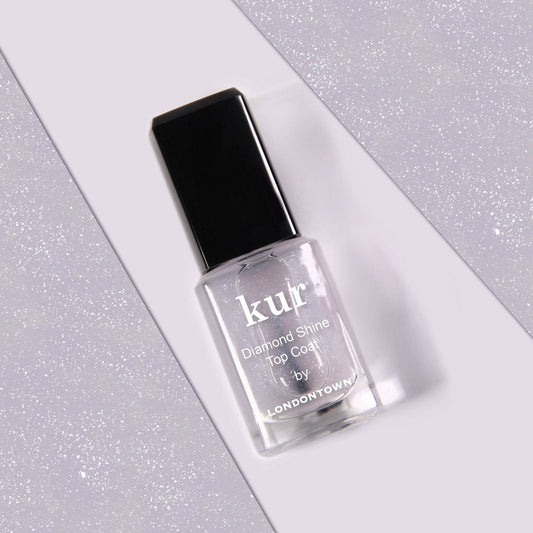 Londontown Nail Lakur Polish Diamond Shine Top Coat Long Wear High Shine Gluten Free Vegan Cruelty-Free