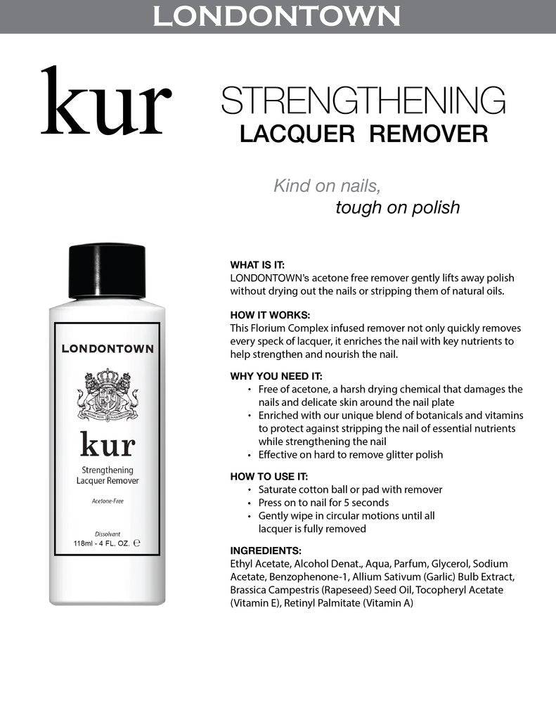 Londontown USA Lakur Strengthening Nail Lacquer Remover