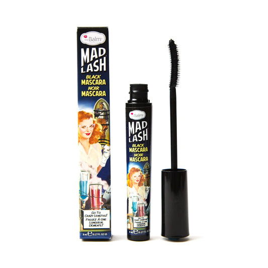 theBalm Cosmetics Mad Lash Black Mascara Rich Black Shade Injection-Molded Wand Intense Volume and Definition