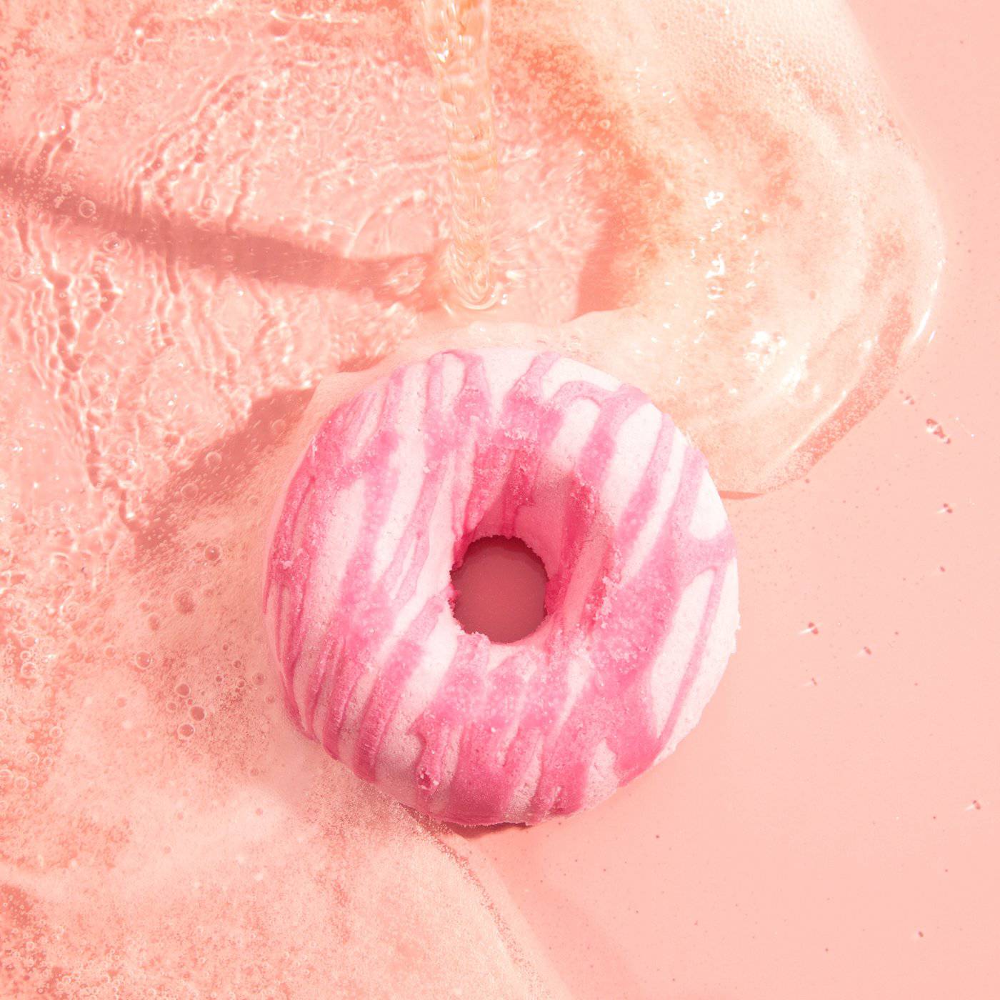 NCLA Beauty Bath Bomb Treat Set Pink Champagne Soft Nourishing Skin-Soothing Vegan 100% Natural Cruelty-Free Hydrating